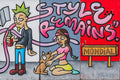 Mural on Erzsébet Square #7093
