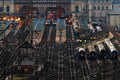 Railway tracks of Keleti Railway Station #7146
