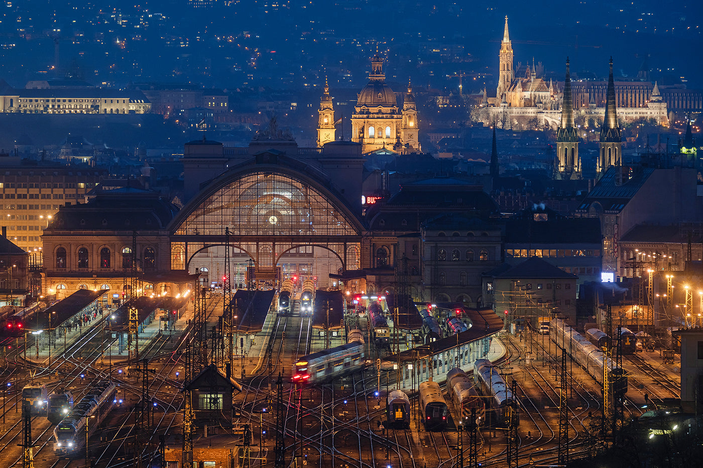 View of Budapest from the Stadiums #7153