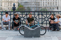 Young people at Fővám Square #7200