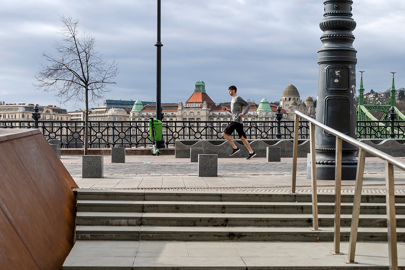 Runner on the Danube Bank #7205