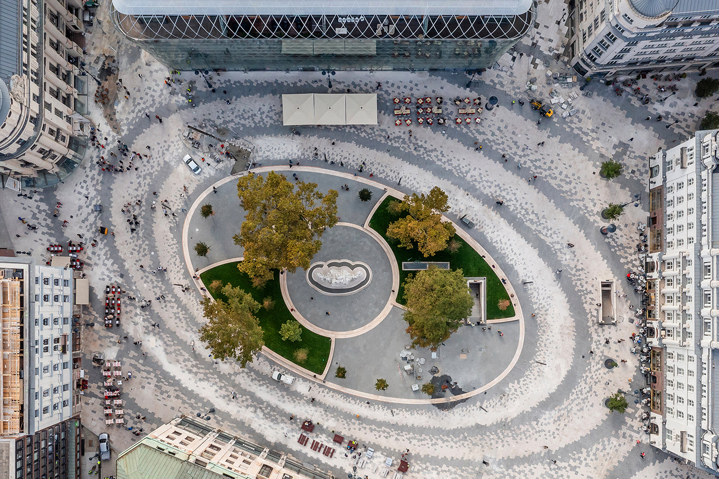 Vörösmarty Square from above #7235