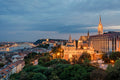 Budapest látképe drónnal este #7245
