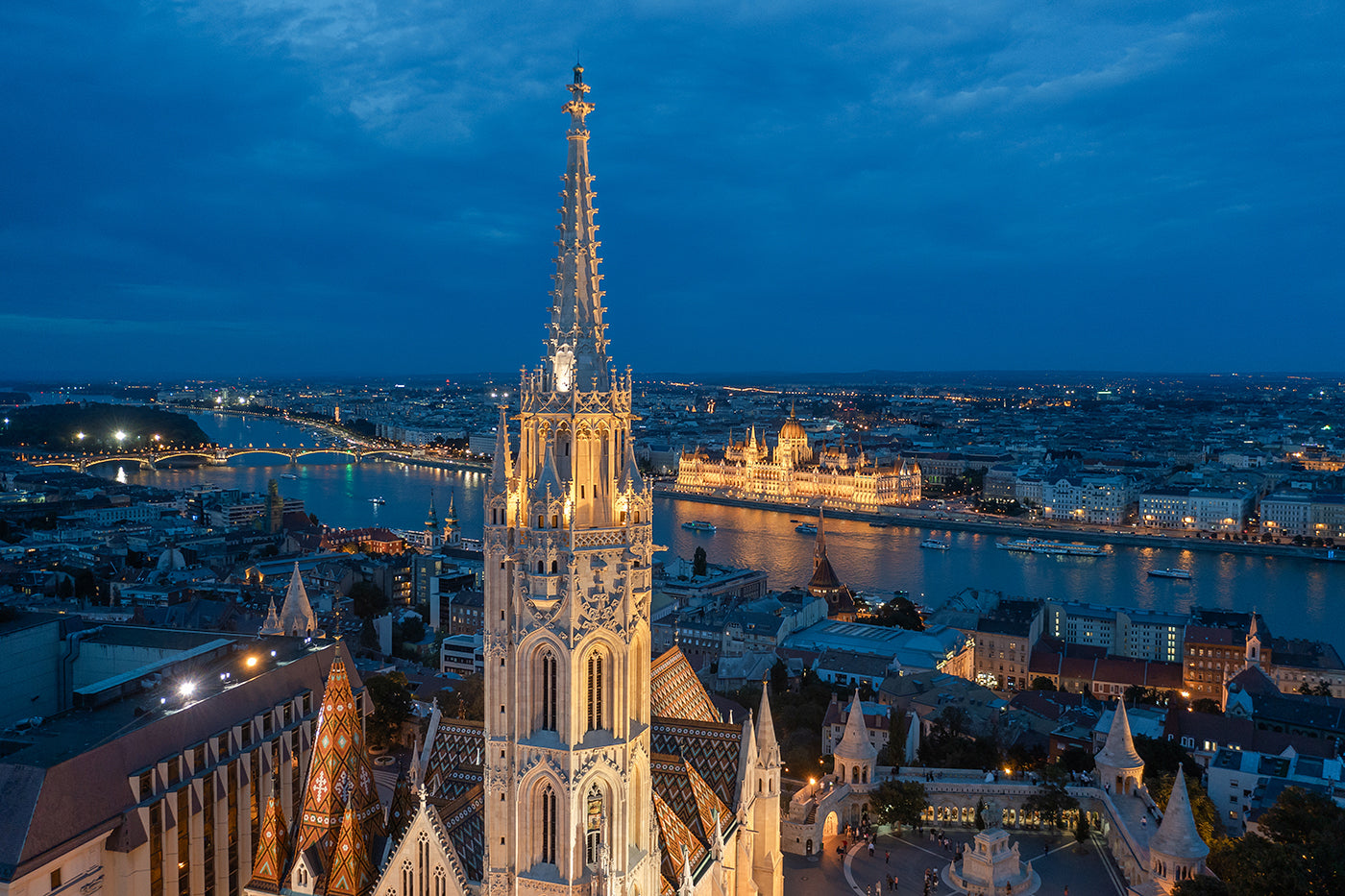 Matthias Church with Parliament #7248