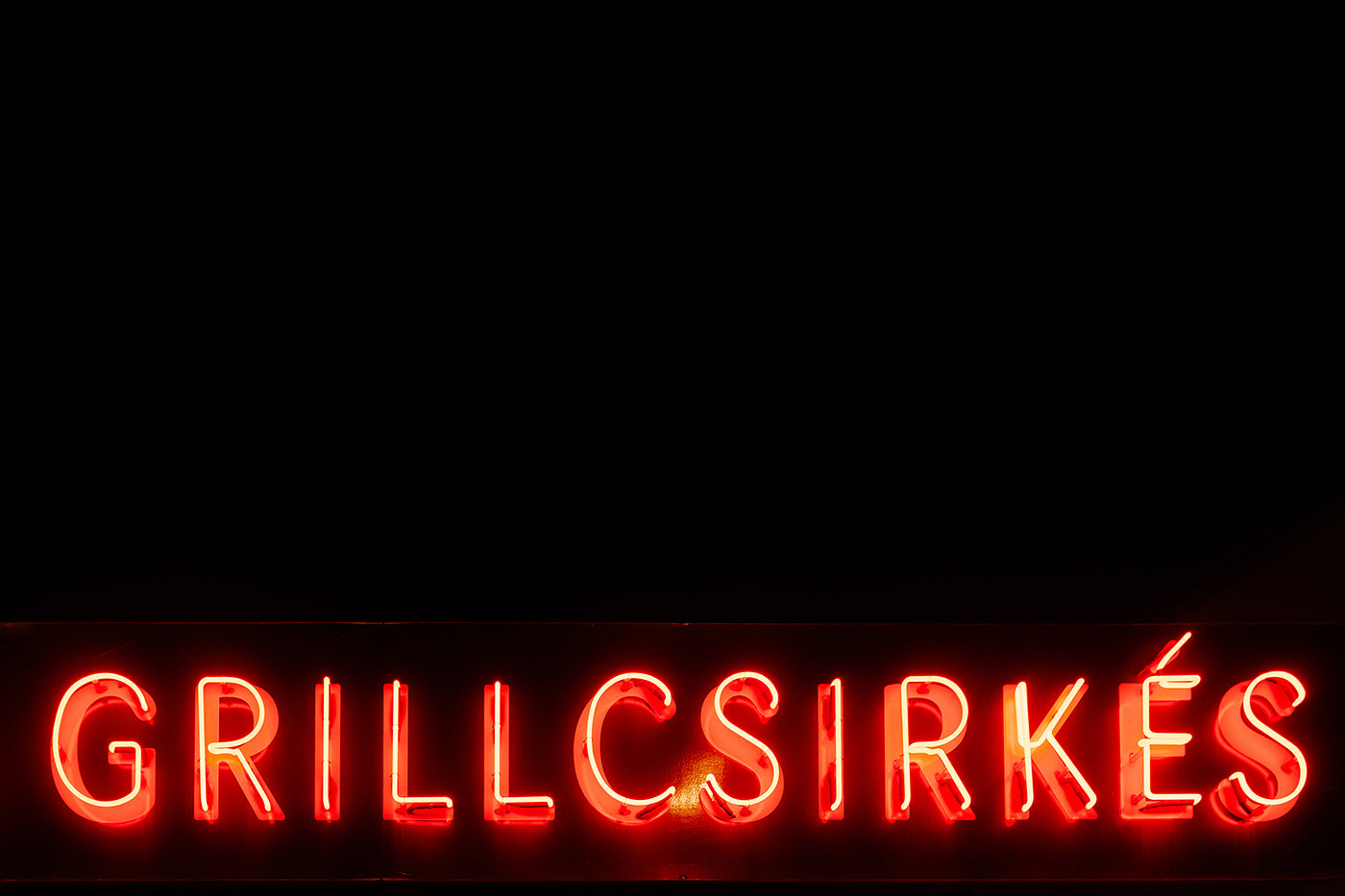Grillcsirkés neonreklám #7249