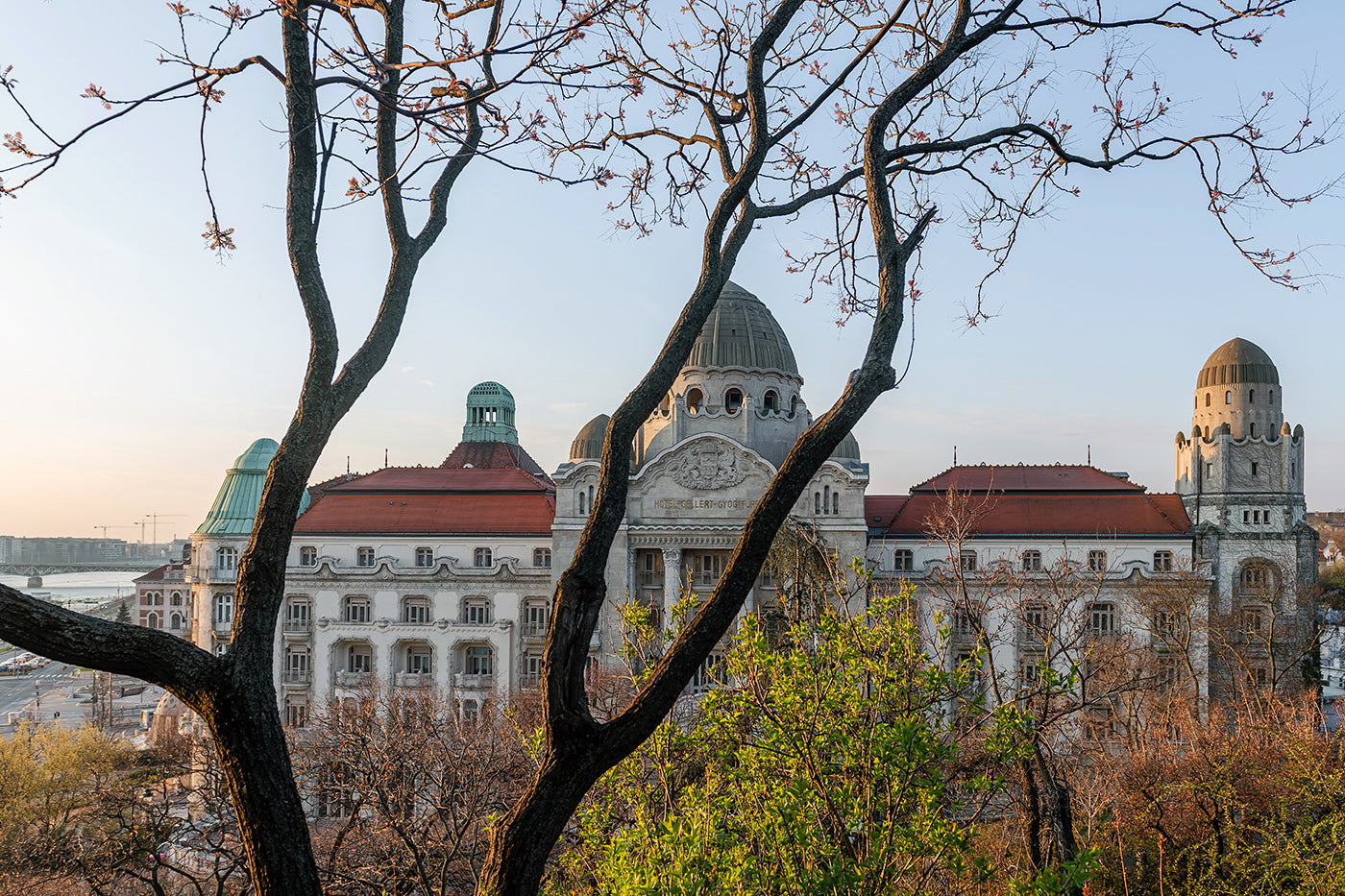 Gellért Baths from Gellért Hill #7299
