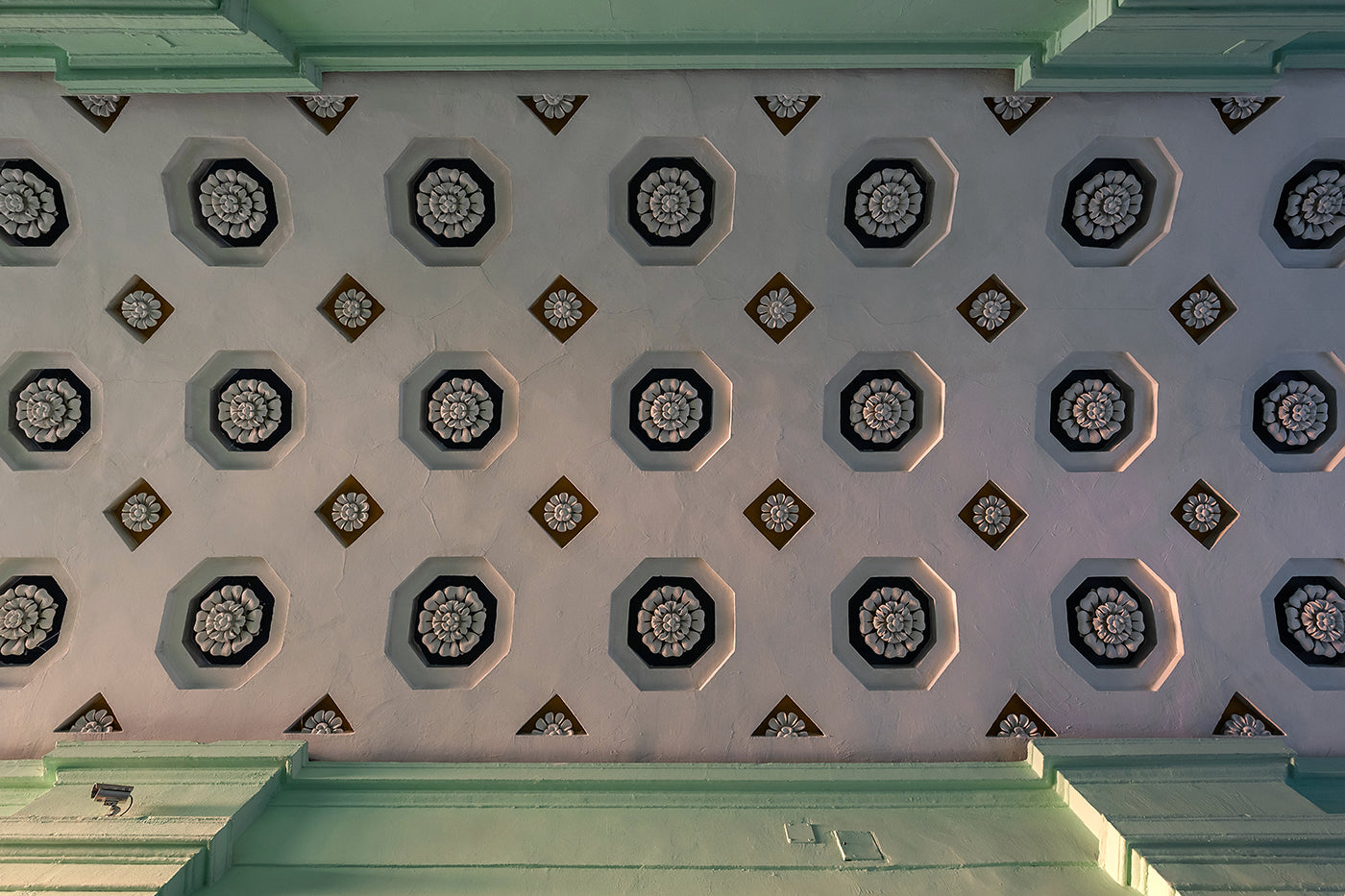Ceiling of the 3rd staircase of Apáczai Csere János Street #7383