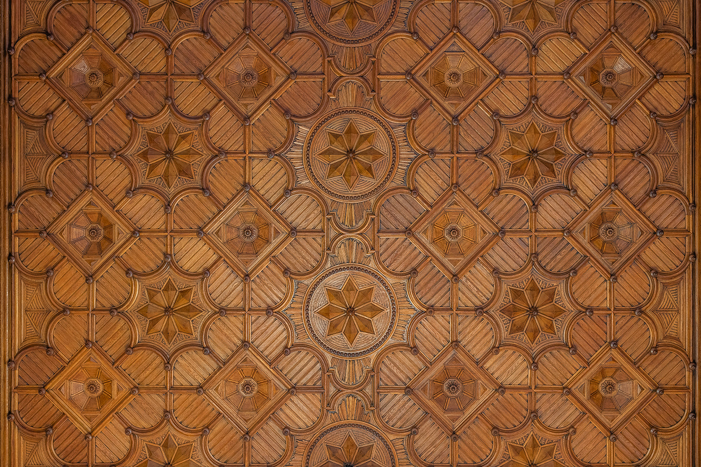Budapest Szabó Ervin Library - Art Reading Room Ceiling #7574