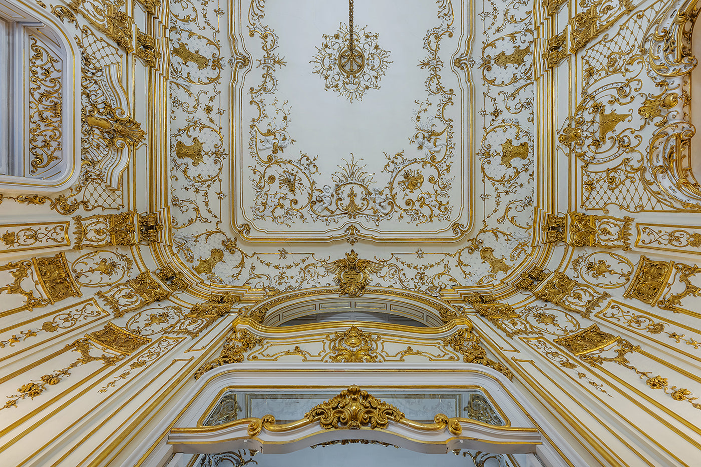 Budapest Szabó Ervin Library - Ceiling of the Great Ballroom #7583
