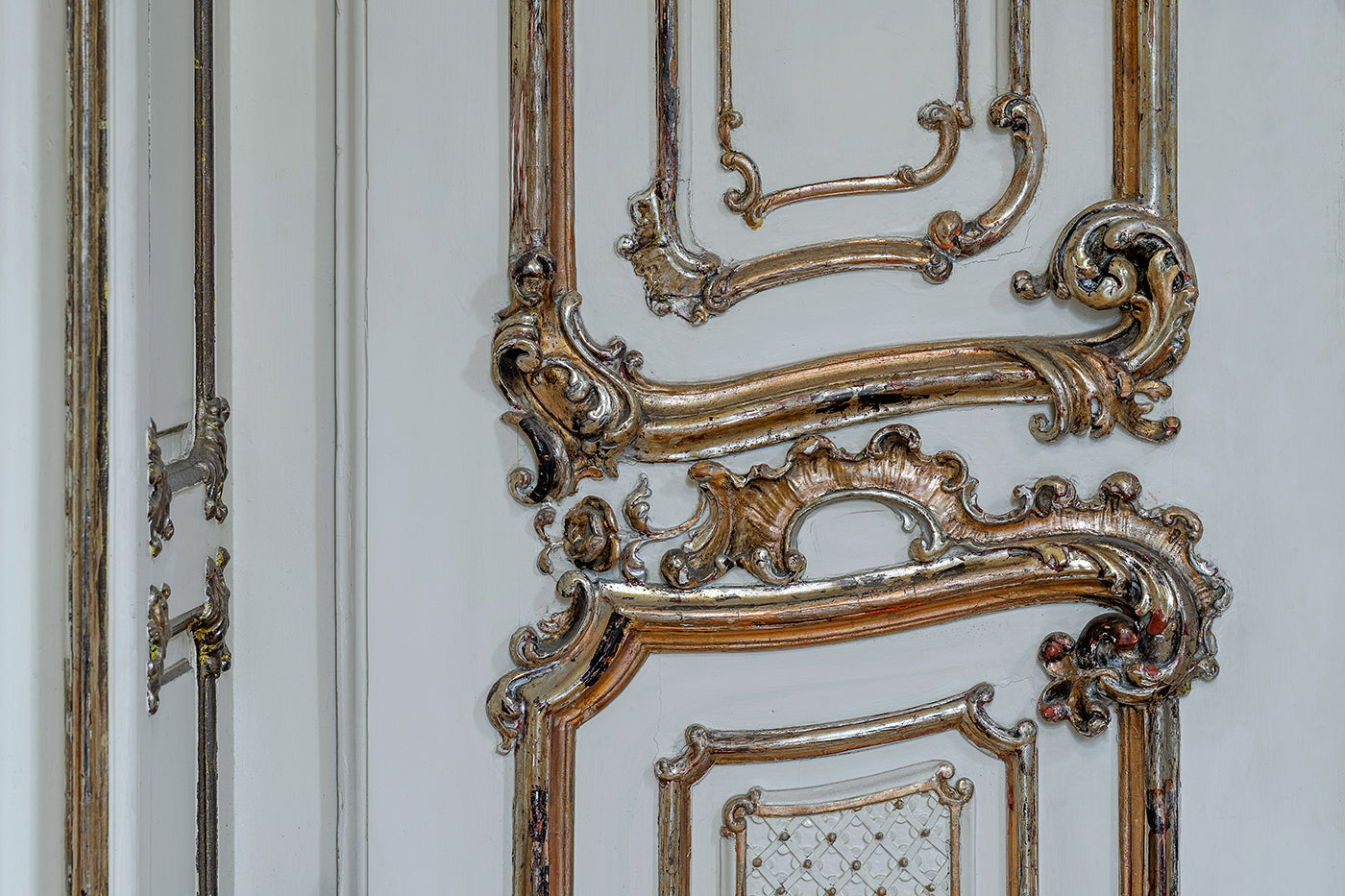 Metropolitan Szabó Ervin Library - Silver salon door #7586