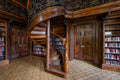 Budapest Szabó Ervin Library - Spiral staircase of the Philosophy Reading Room #7592