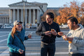 Tourists on Heroes' Square #7641