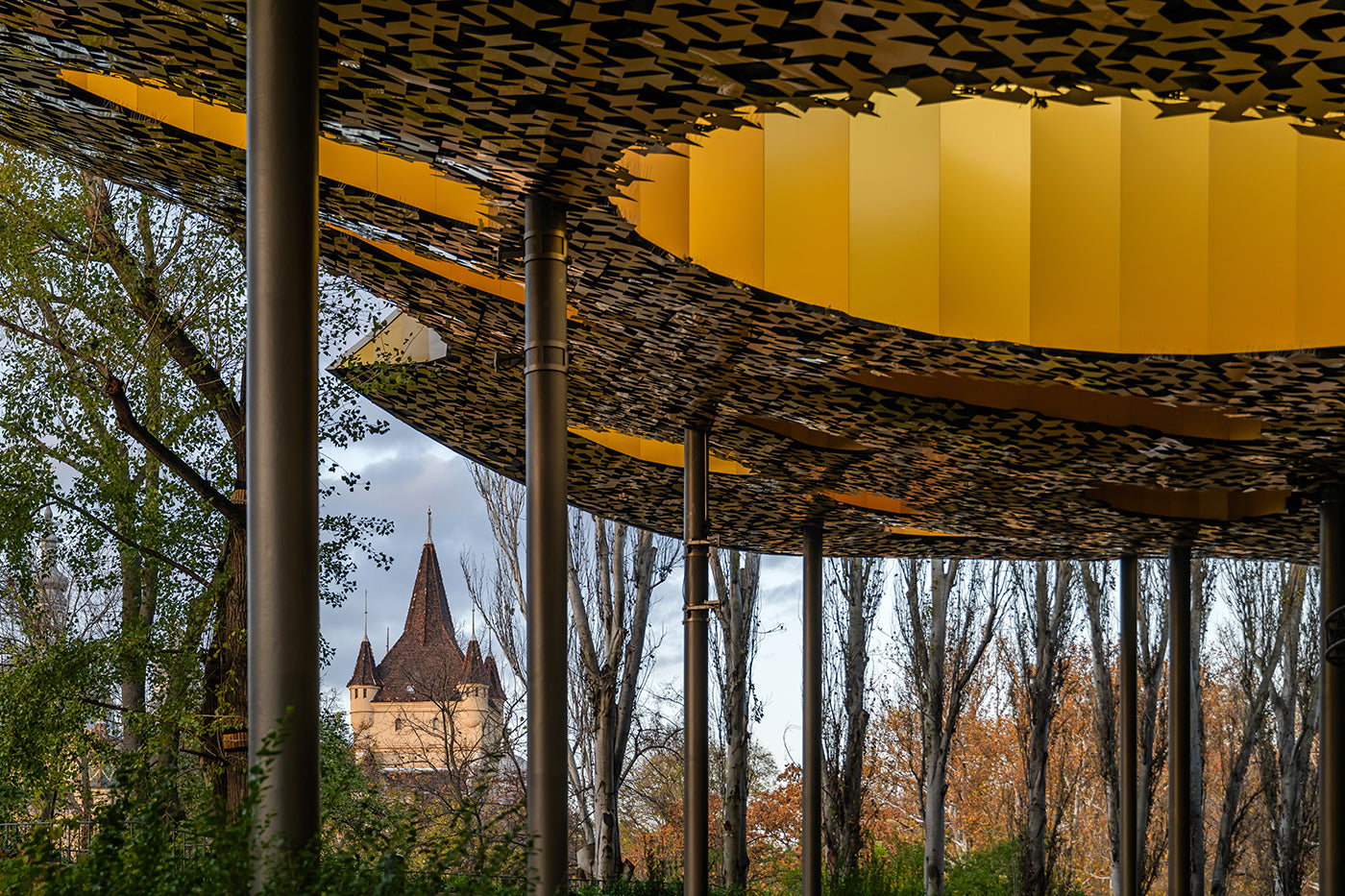 Hungarian House of Music in autumn #7682