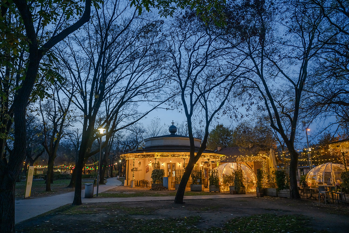 Pavilions in the City Park #7695