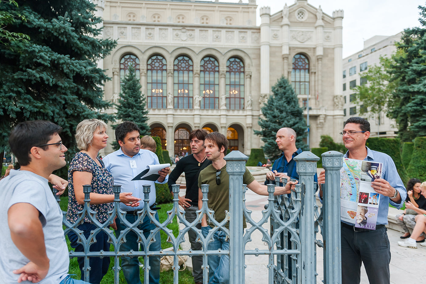 Tourists on Vigadó Square #7798
