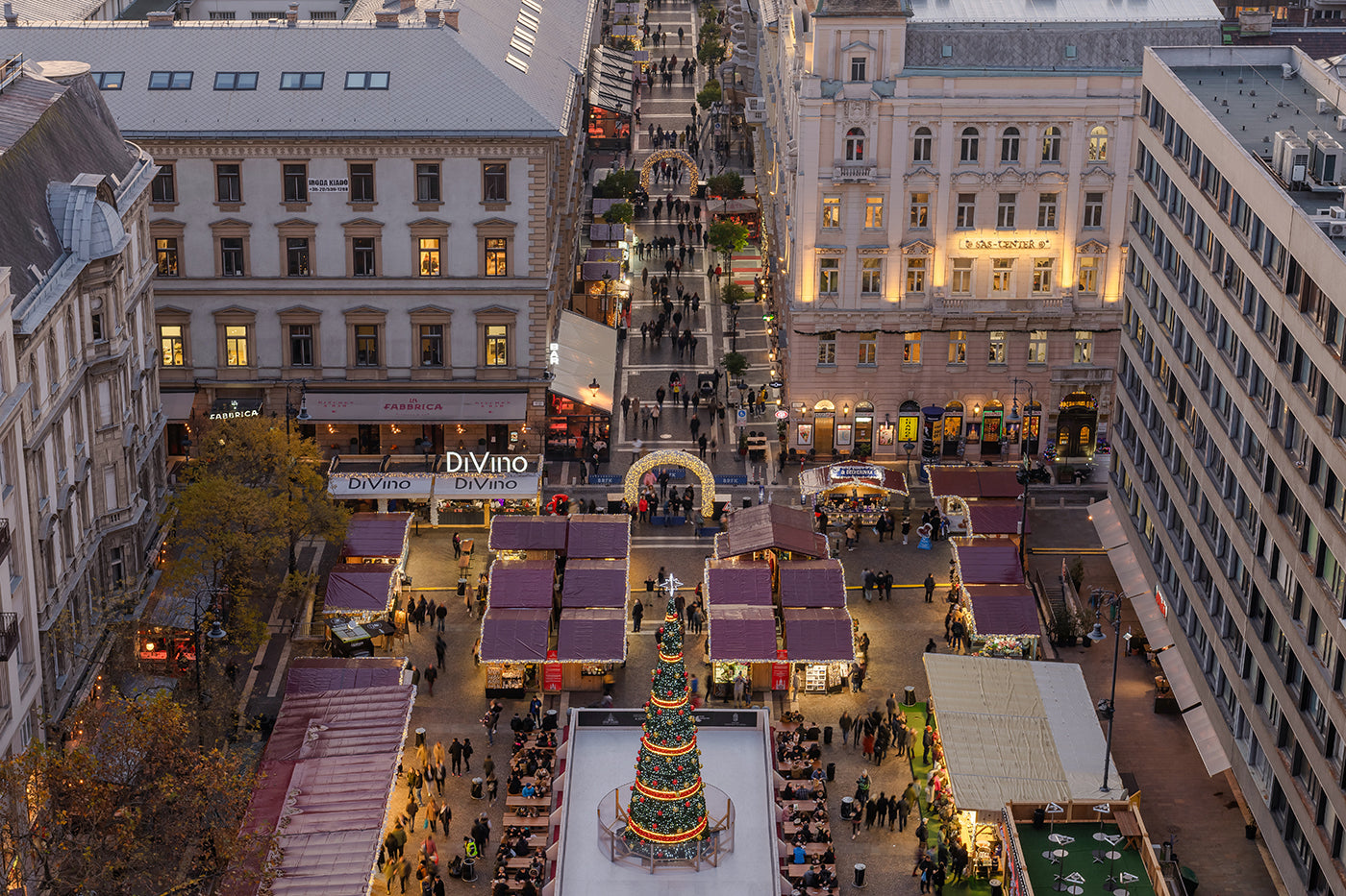View from the Basilica at Christmas #7819