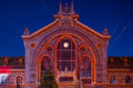 Light painting on the Central Market Hall building #8045