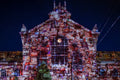 Light painting on the Central Market Hall building #8048