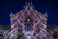 Light painting on the Central Market Hall building #8047