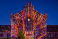Light painting on the Central Market Hall building #8051