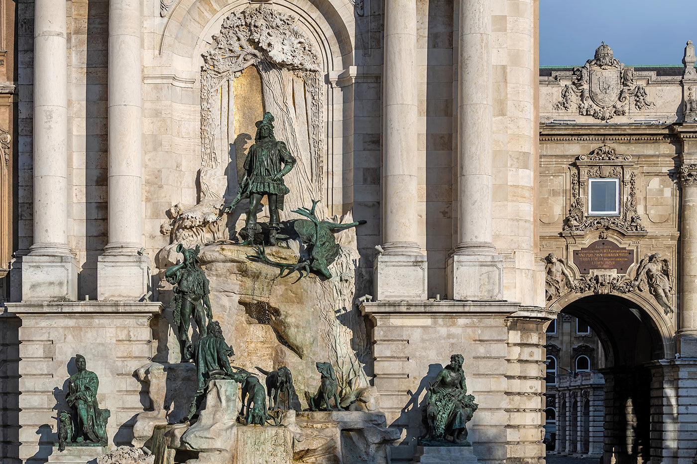 Matthias Fountain in Buda Castle #8132