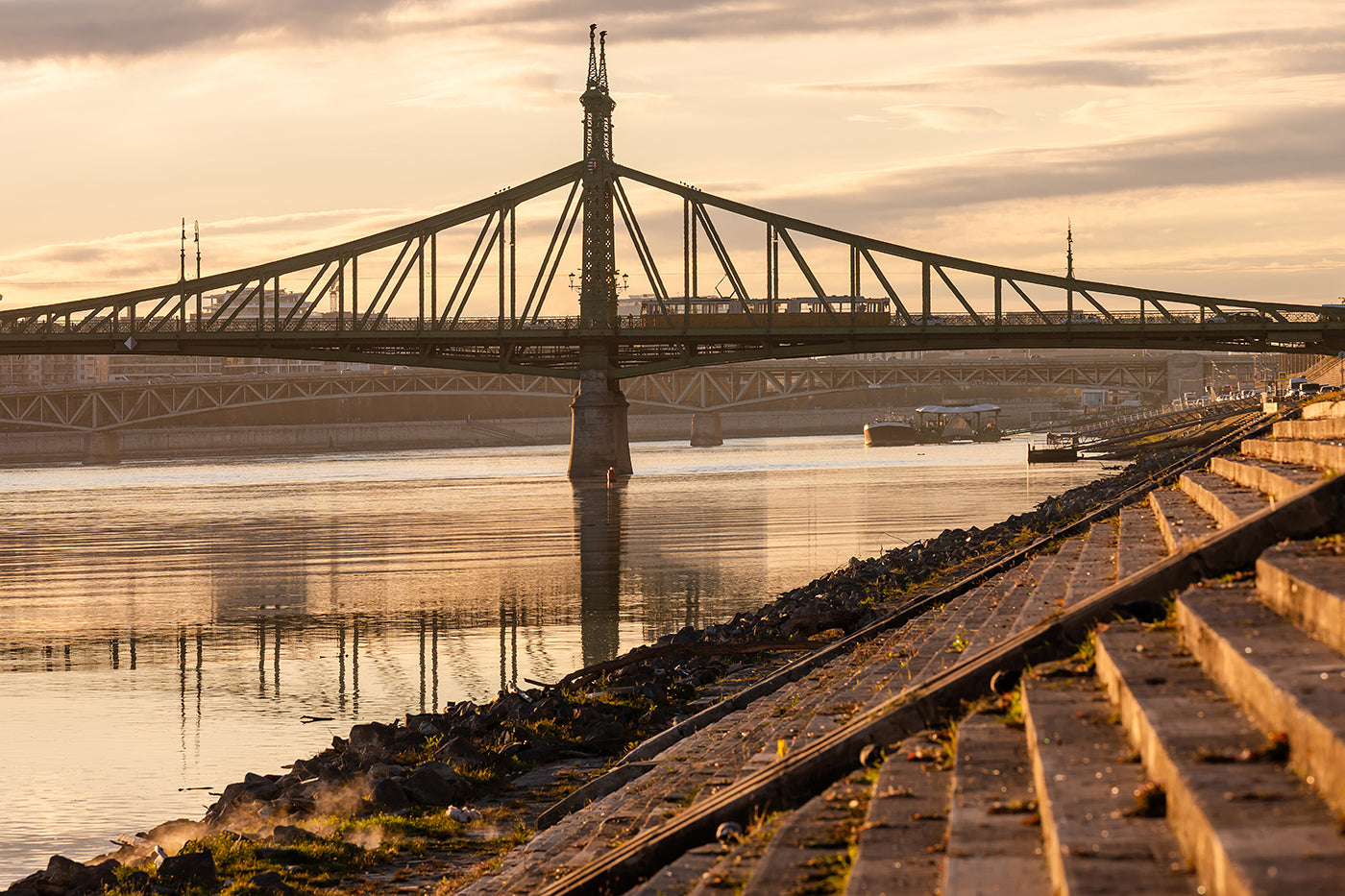 Liberty Bridge at sunrise #8522