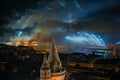 Augusztus 20-i tűzijáték a Hilton Budapest teraszáról #8525