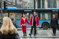 Santa Claus couple on Kálvín #8687