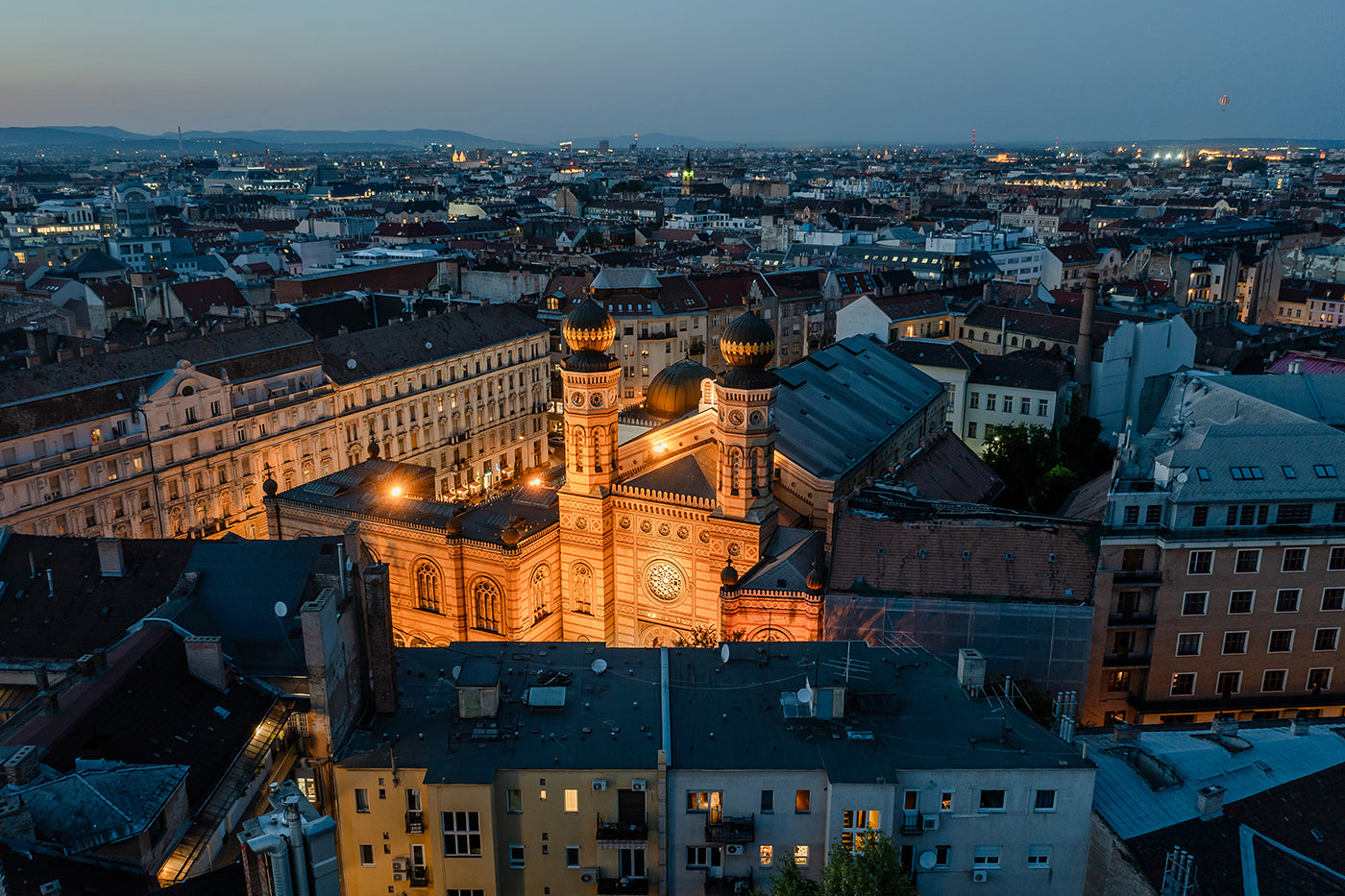 Dohány Street Synagogue from a bird's eye view #8695
