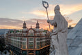 Párisi Udvar Hotel naplementekor #8730