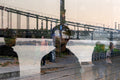 Reflection on the Danube Bank #8859