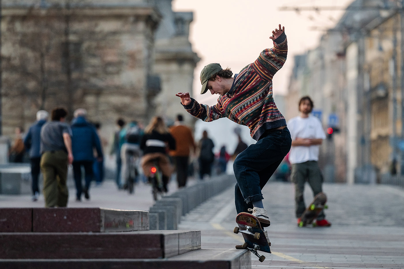 Skateboarder at Fővám Square #8870