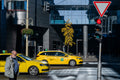 Taxik a Rákóczi úton ősszel #8894