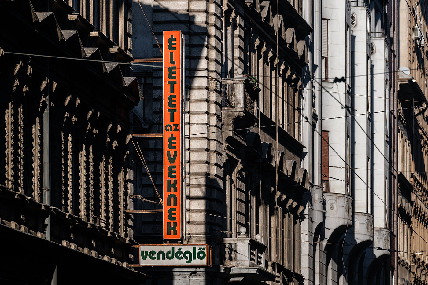 Életet az éveknek vendéglő logója a Dohány utcában #8910
