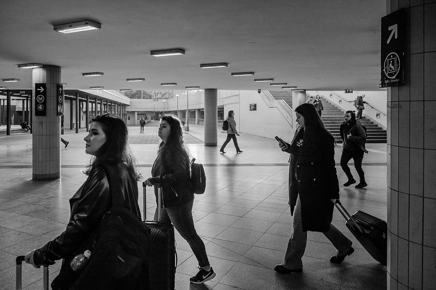 Passengers at Keleti Railway Station #8912