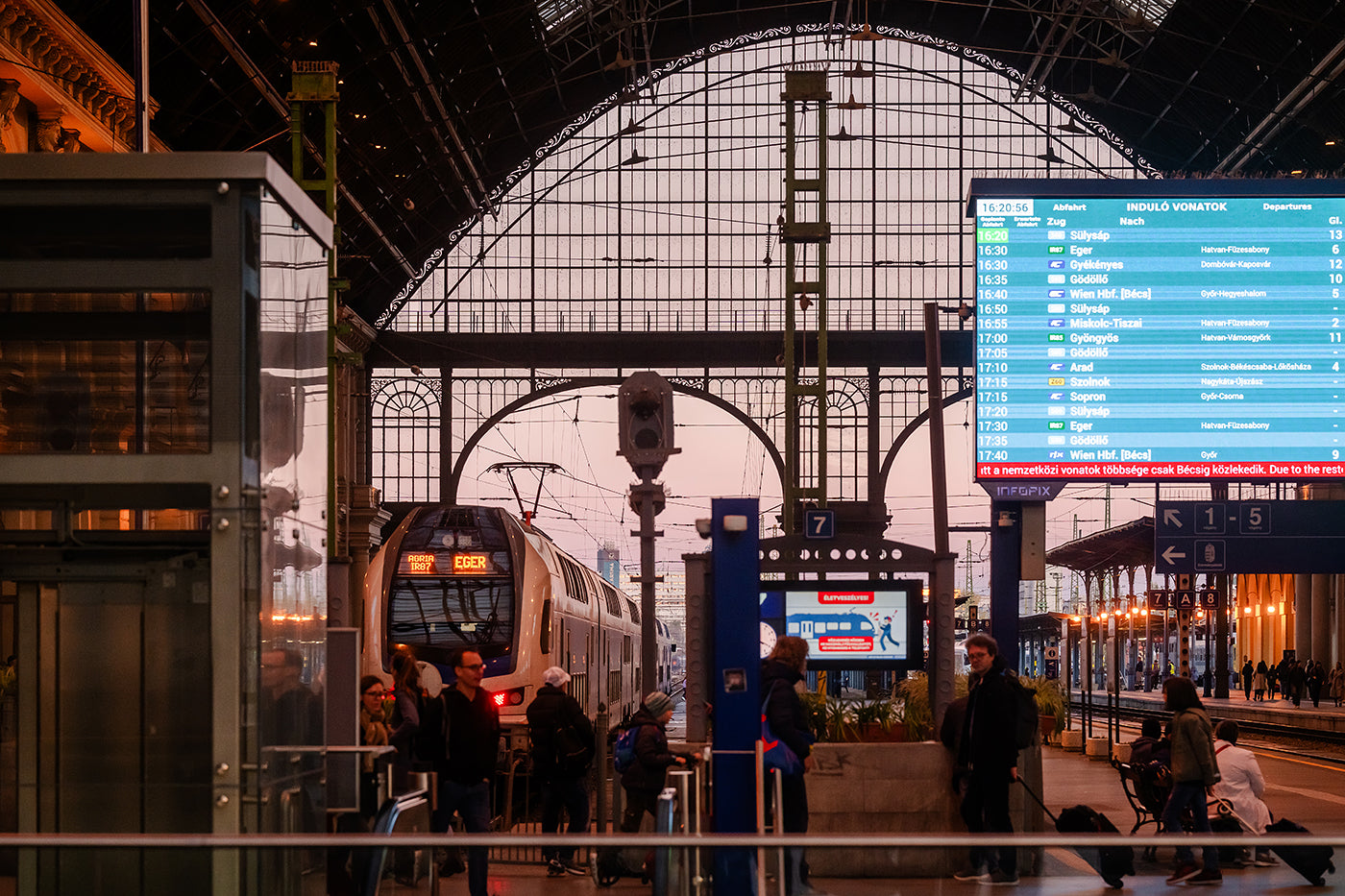 Eastern Railway Station at sunset #8919