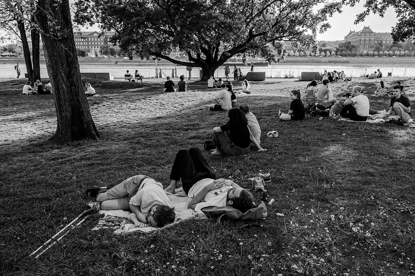 Relaxing on Nehru Beach #8932