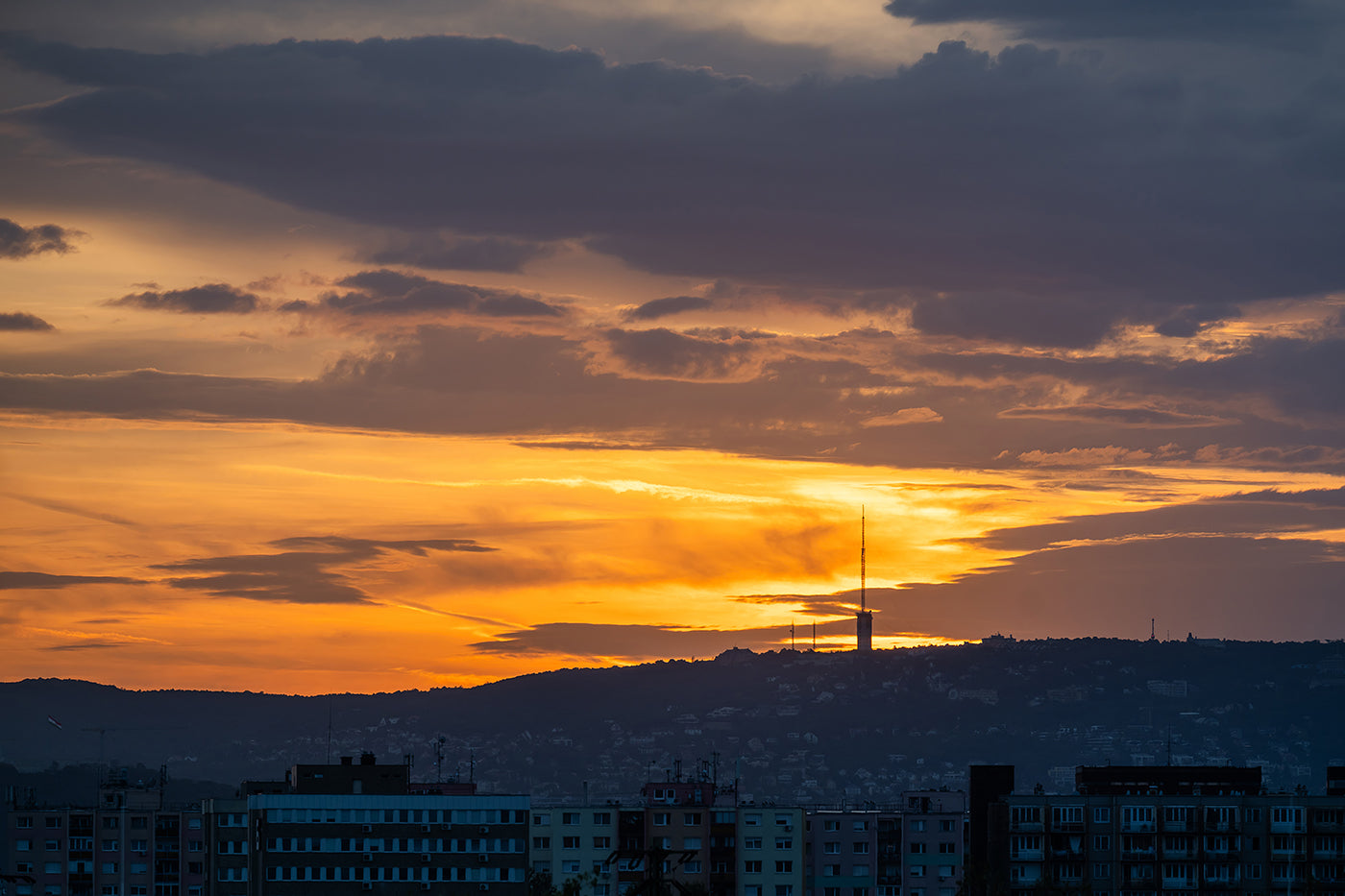Széchenyi Hill at sunset #8935