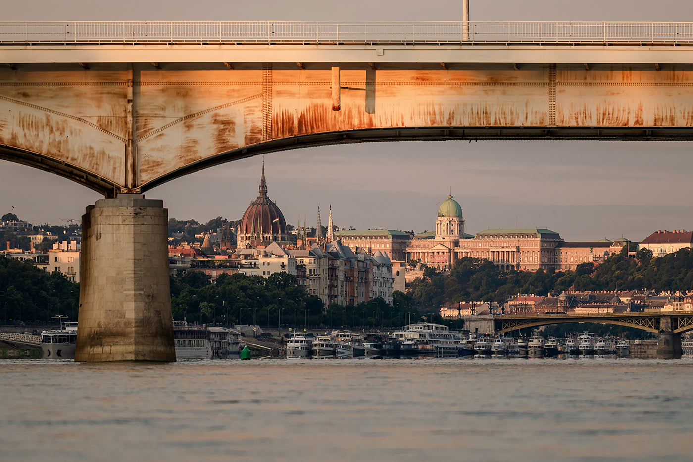 Budapest látképe az Árpád híd felől #8936
