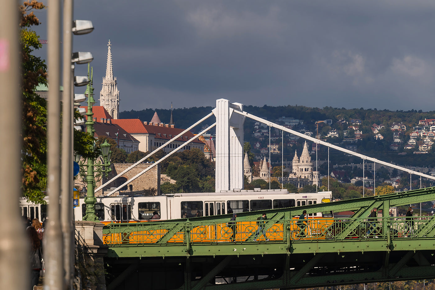Tram on Liberty Bridge #8938