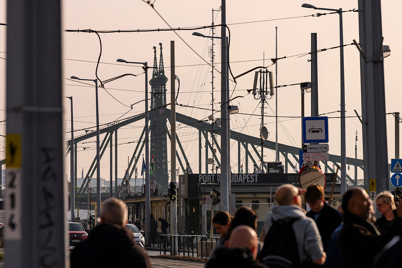 Szabadság híd a Belgrád rakpartról #9059