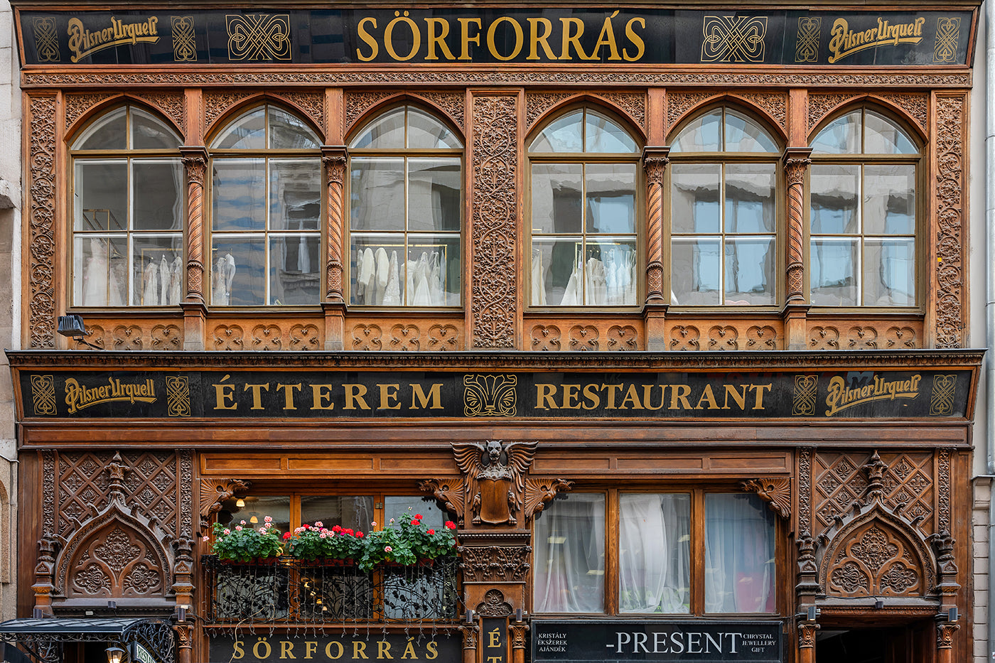 Facade of Váci Street 15 #9114