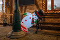 Tired snowman at Zila Café #9247