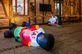 Tired Nutcracker and Snowman at Zila Café #9248