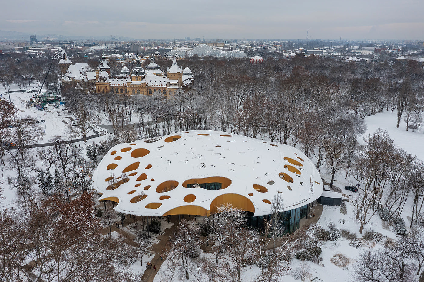 Hungarian House of Music in winter #9266
