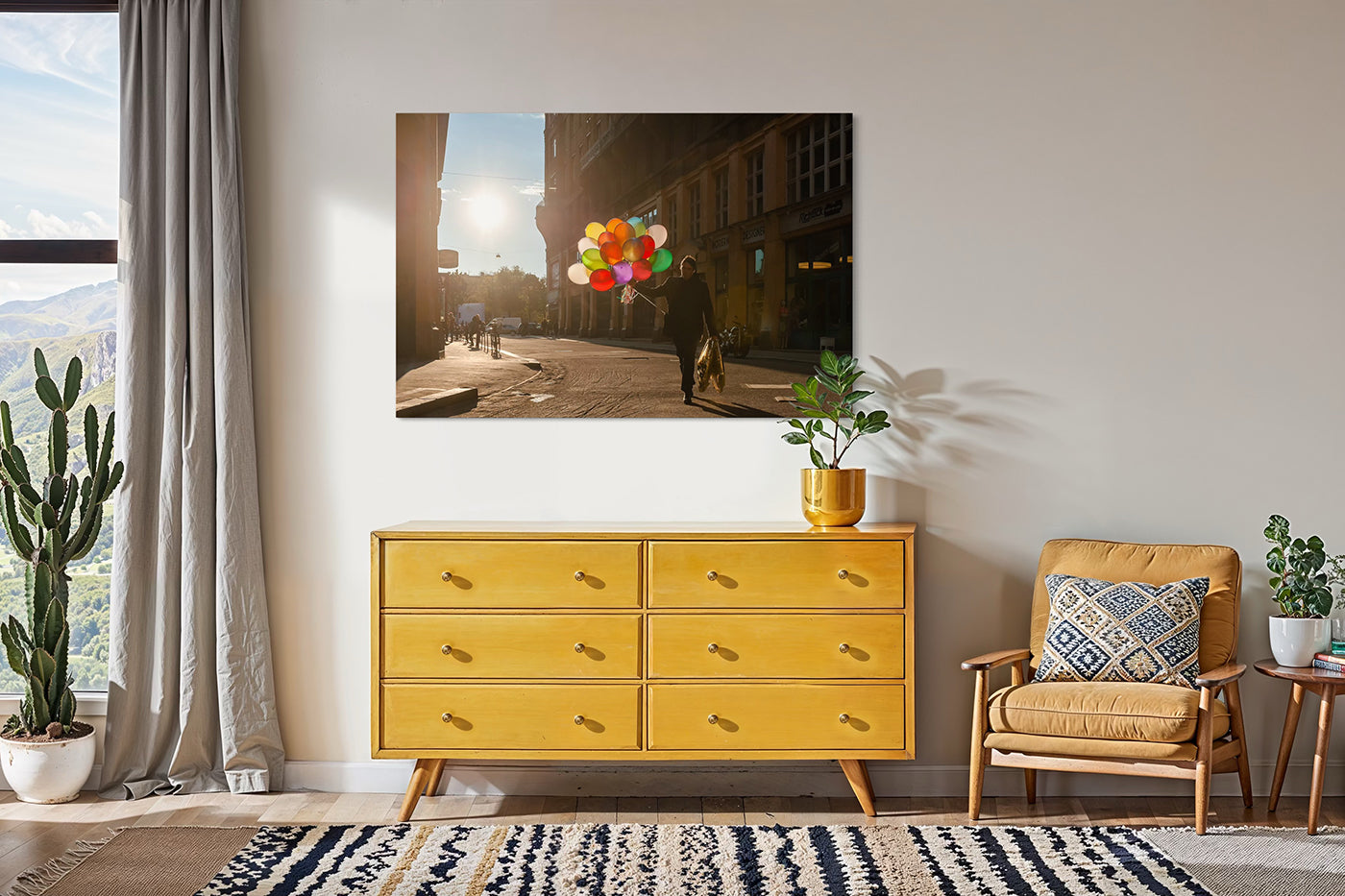 Budapest – Colorful Balloons in Anker köz | Fine Art Giclée Photo Print and Wall Art