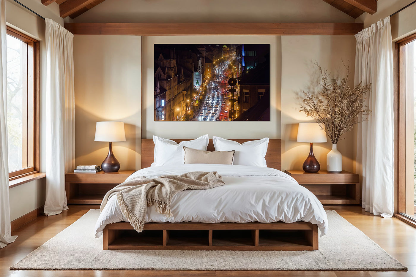 Budapest – Rákóczi Road rush hour evening | Fine Art Giclée photo print and wall art