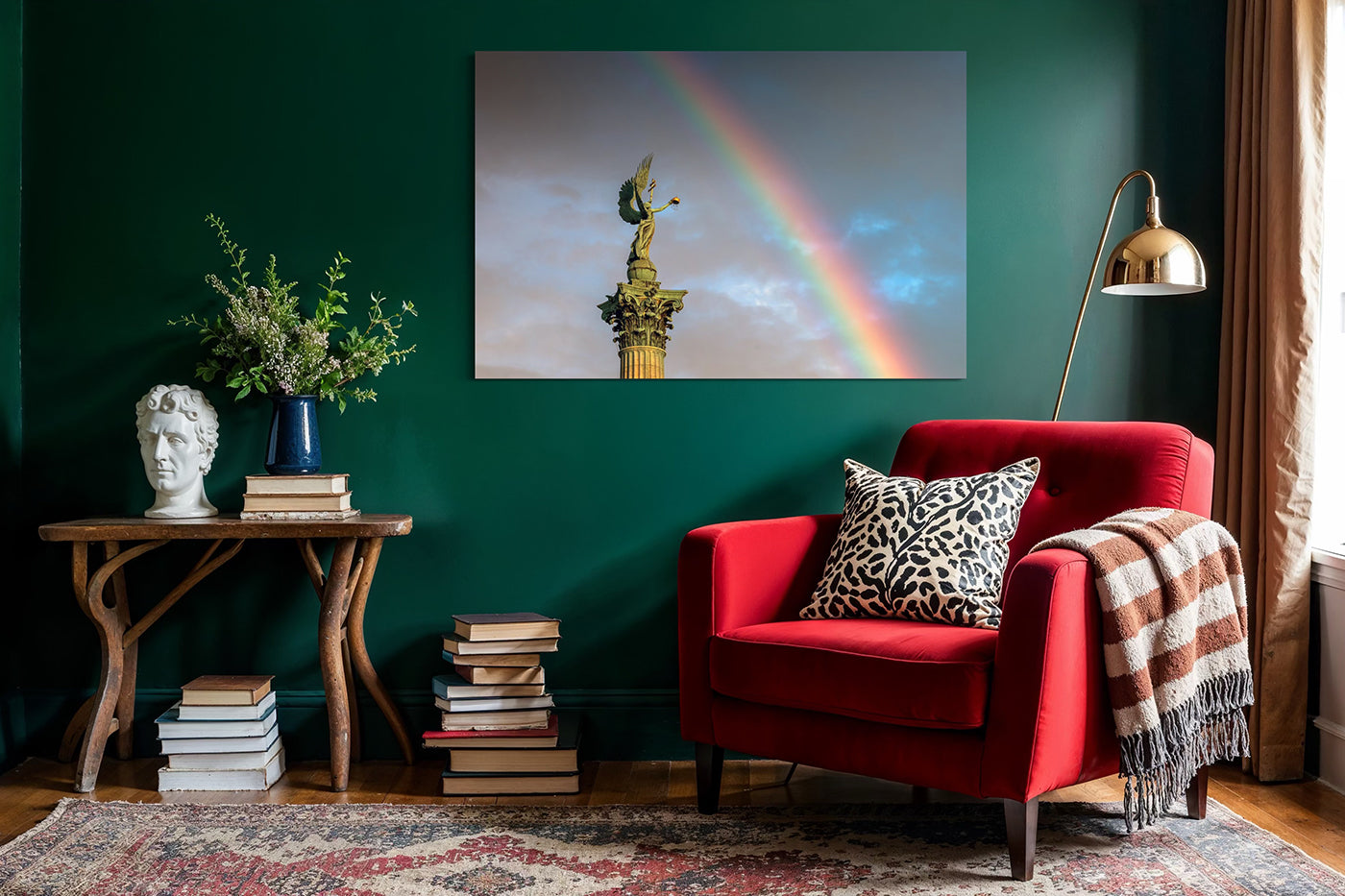 Budapest – Rainbow over Heroes' Square | Fine Art Giclée Photo Print and Wall Art