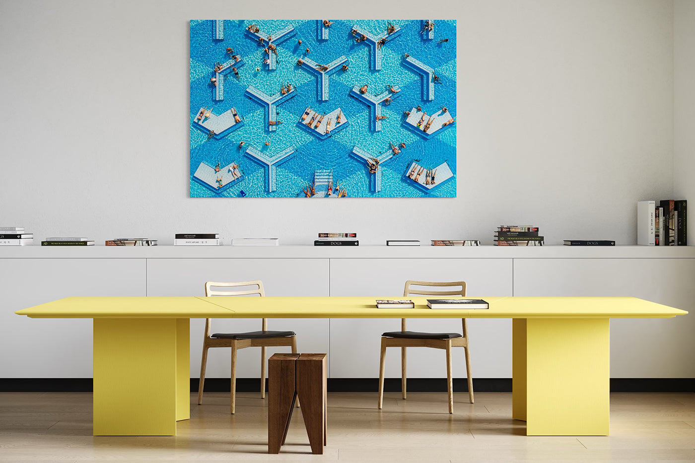 Budapest – Palatinus Strand Baths from above | Fine Art Giclée Photo Print and Wall Art