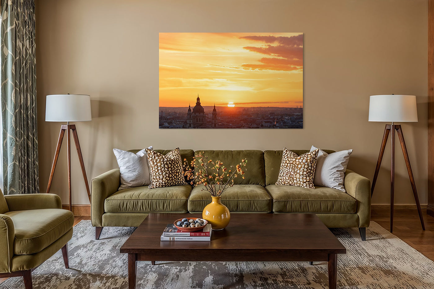 Budapest – St. Stephen's Basilica at sunrise from Fisherman's Bastion | Fine Art Giclée Photo Print and Wall Art